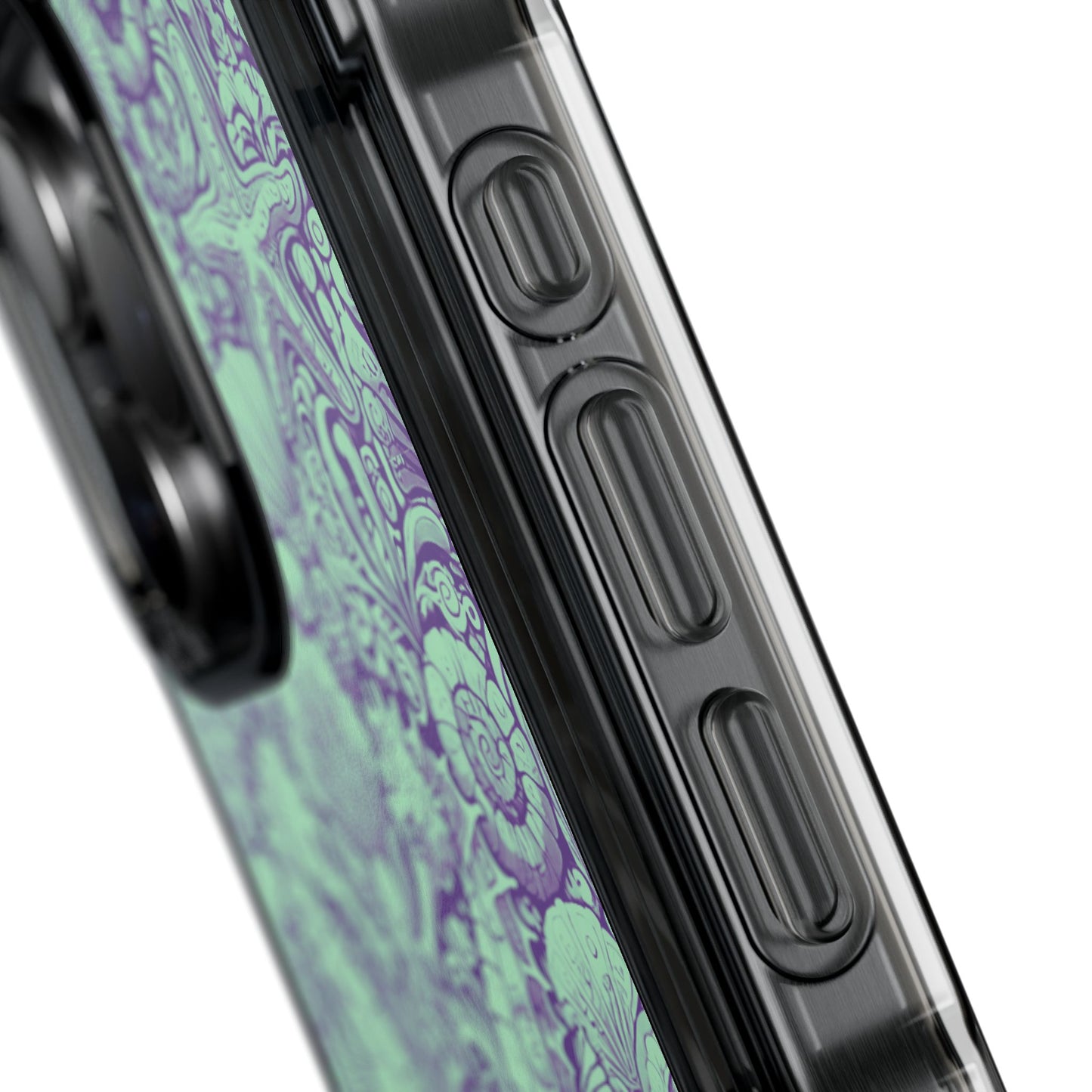 Seahorses/Minty Magnetic Clear Phone Case, Many Models