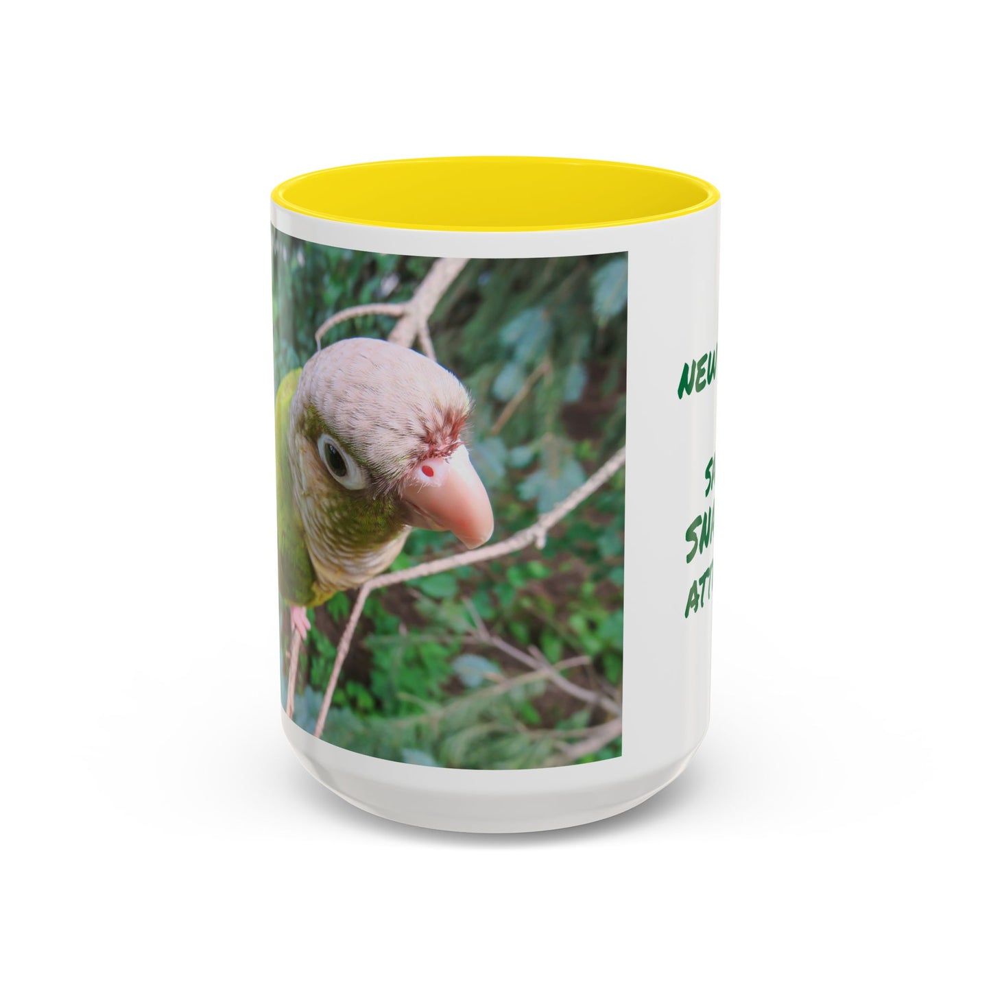 Parrot Accent Coffee Mug (11, 15oz), 8 Colors - Same Snarky Attitude