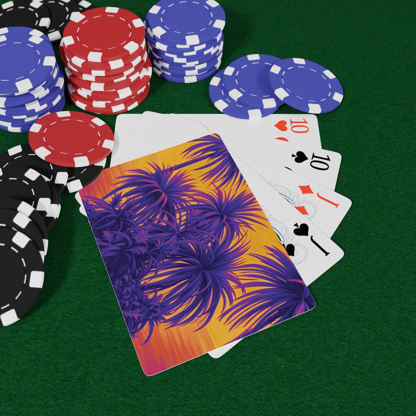 Poker Playing Cards - Tiny Palm Island Pop