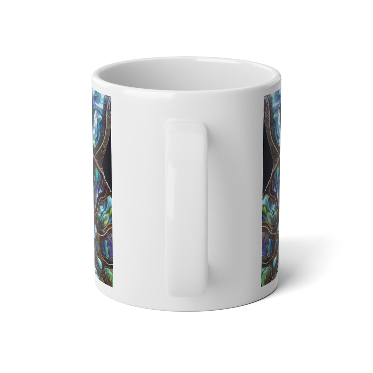 Jumbo Mug, 20oz, Ammonite and Abalone | Tropical Coffee Cup