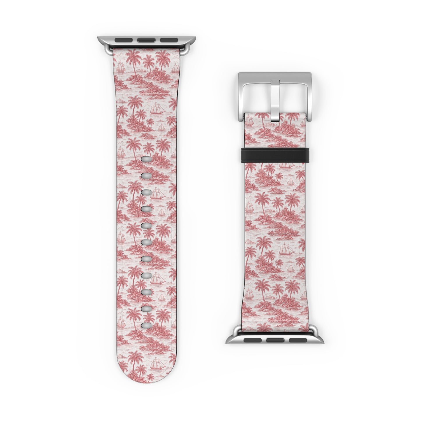 Apple Watch Band - Faraway Toile, Red