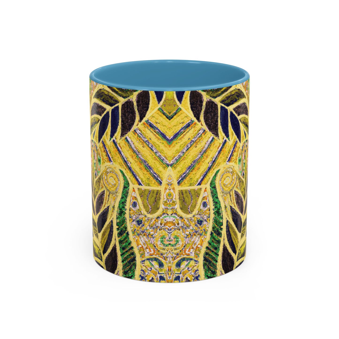 Accent Color Coffee Mug (11, 15oz), Amazon Whimsy/Yellow, Various Colors