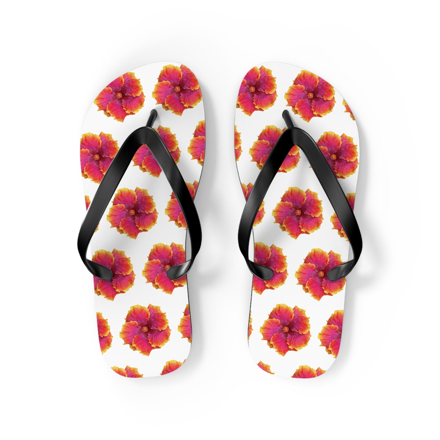 Flip Flops - Sunset Hibiscus