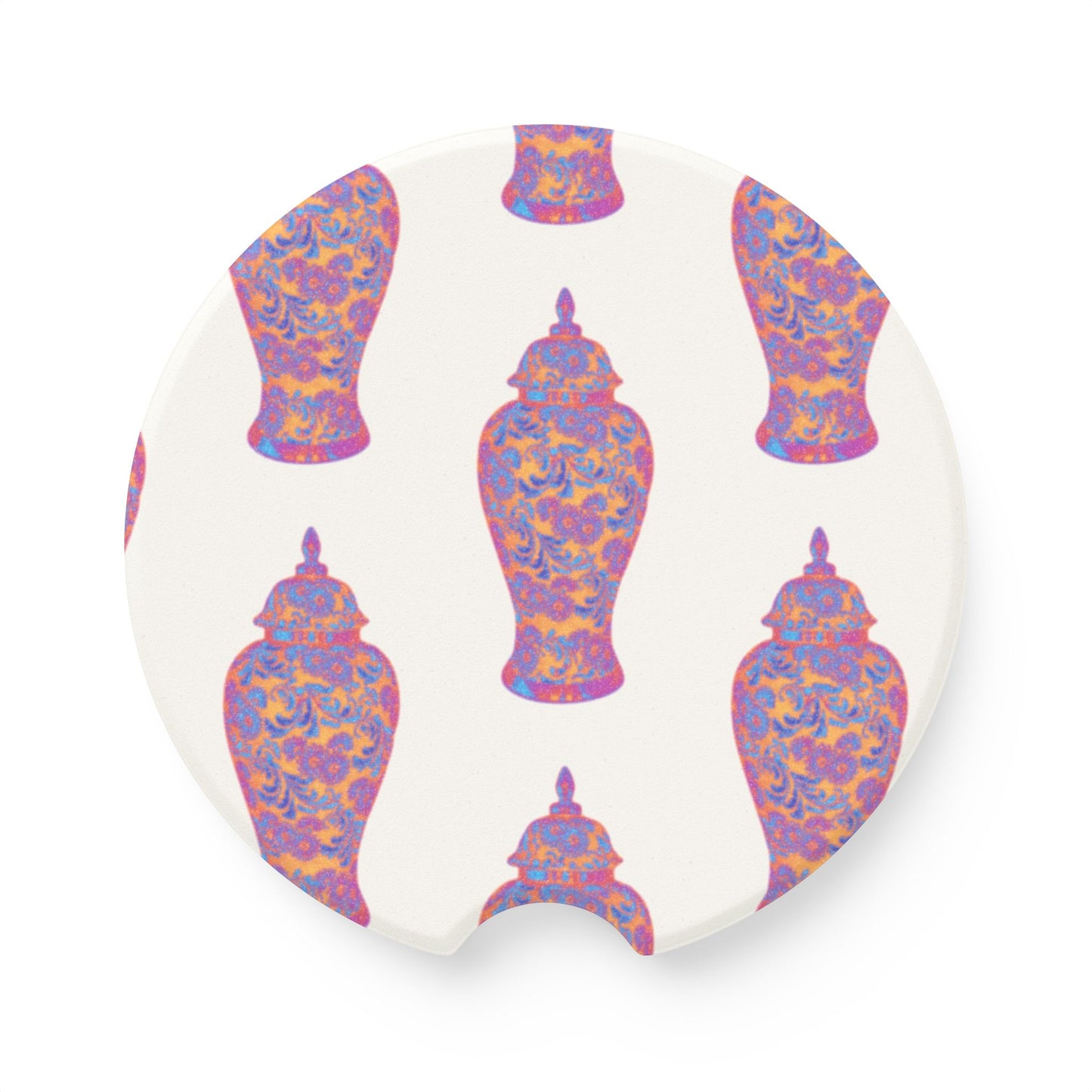 Soapstone Car Coaster - Heatwave Ginger Jar