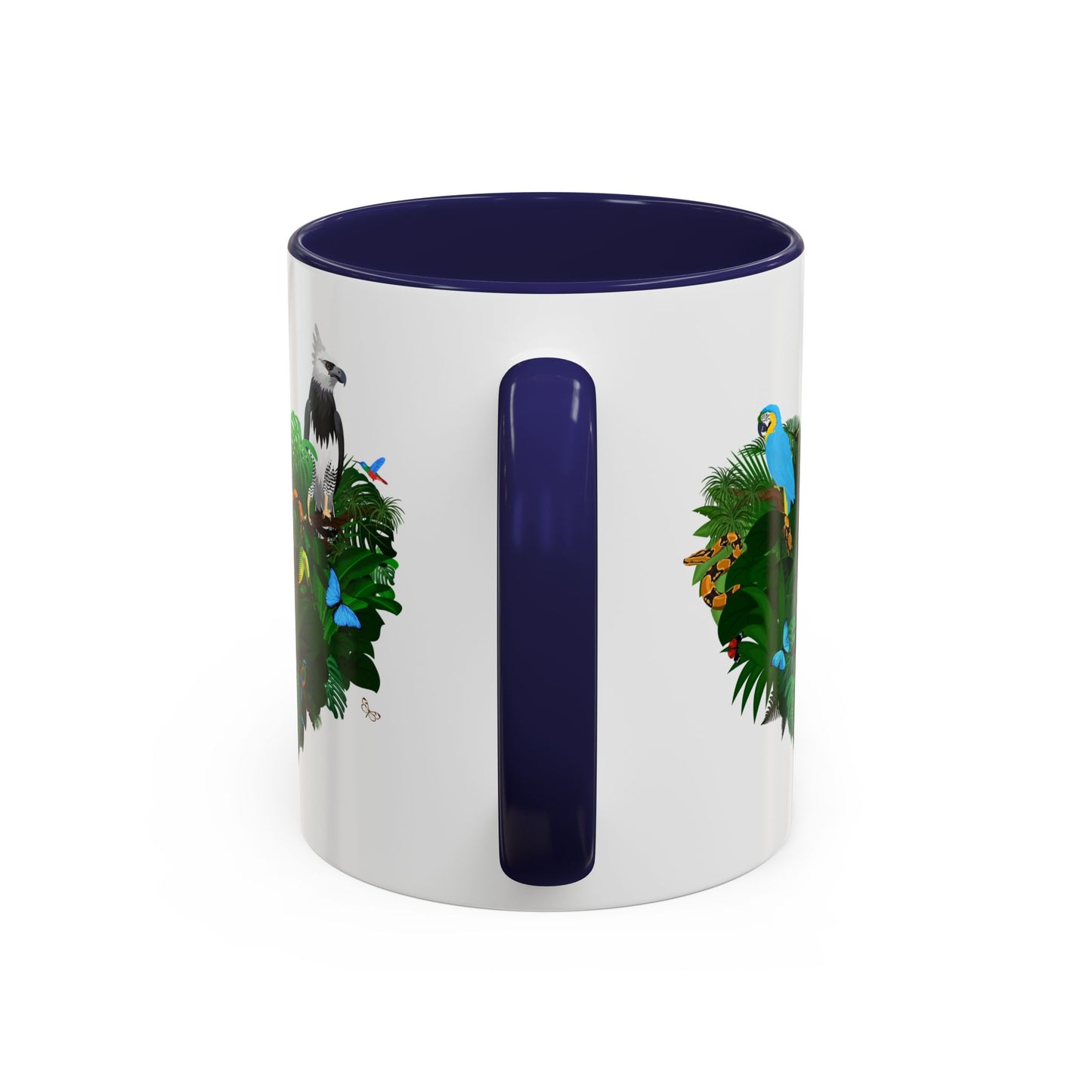 Accent Coffee Mug | Tropical-Inspired Drinkware / Rainforest Love