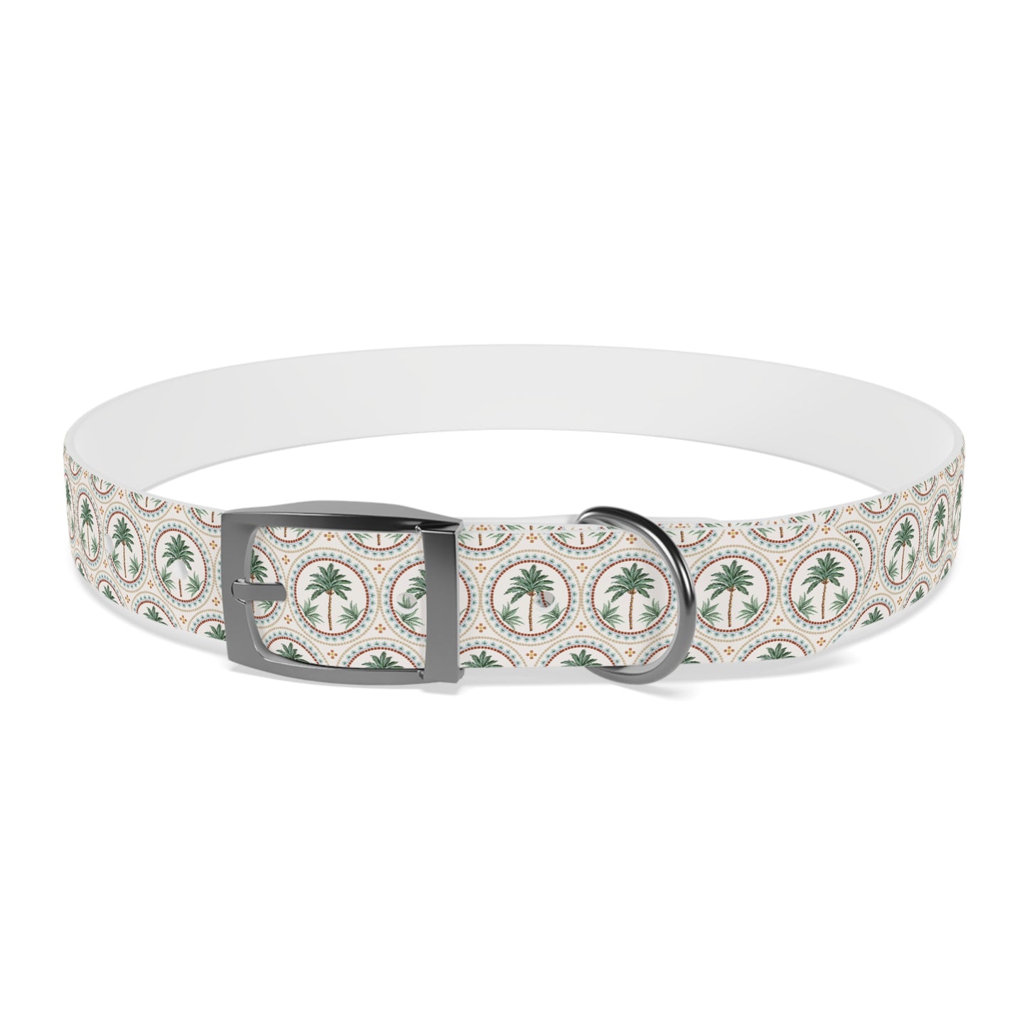 Dog Collar - Mosaic Palm Tree