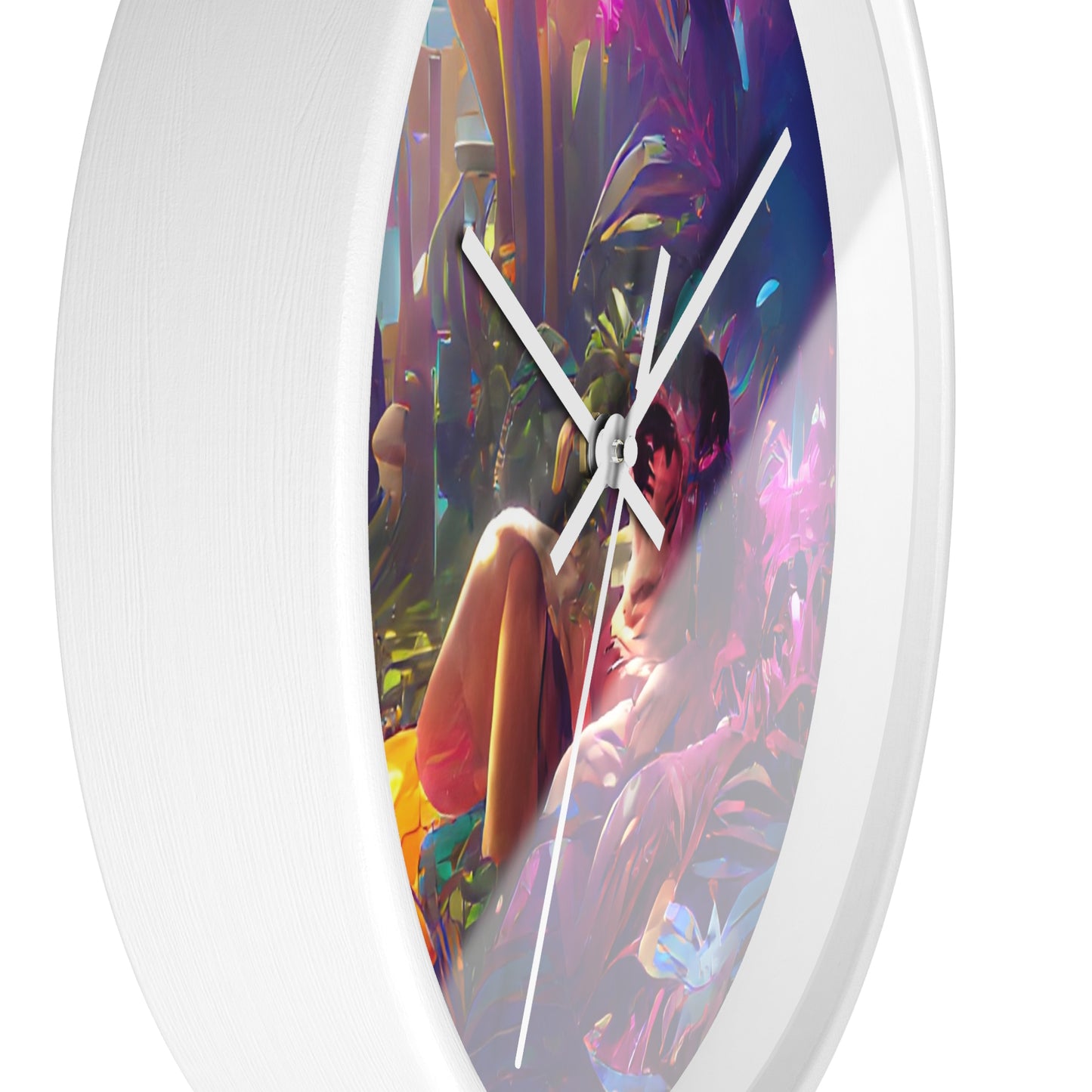 Wall Clock, "Secret Midnight Kiss in Hidden Tropical Garden"