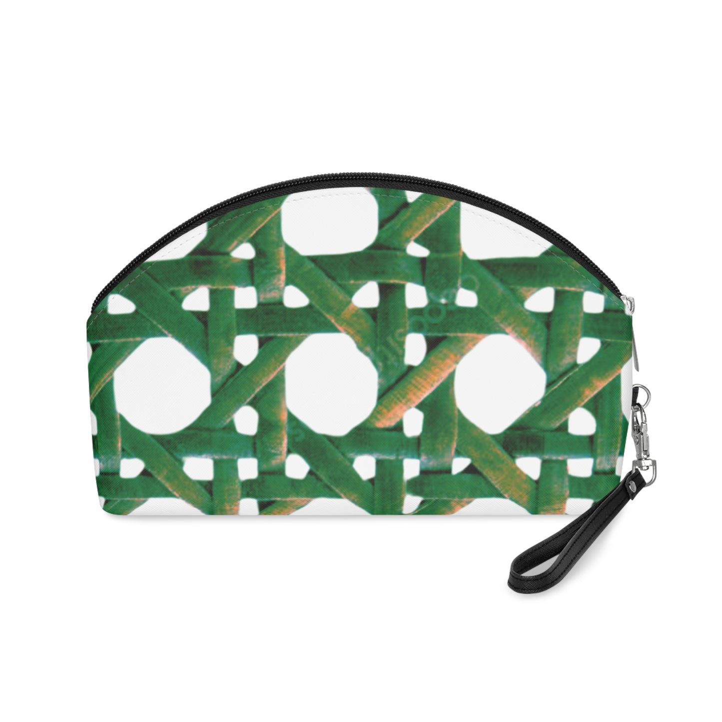 Tropical Makeup Bag - Beach Chair Wicker, Green