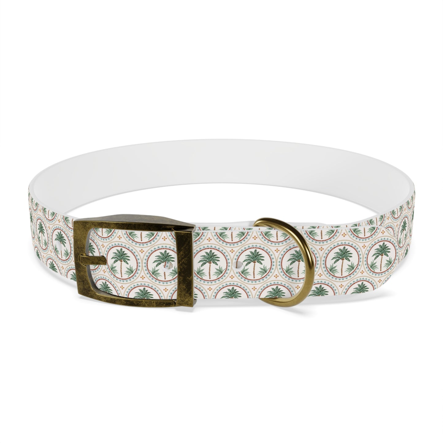 Dog Collar - Mosaic Palm Tree