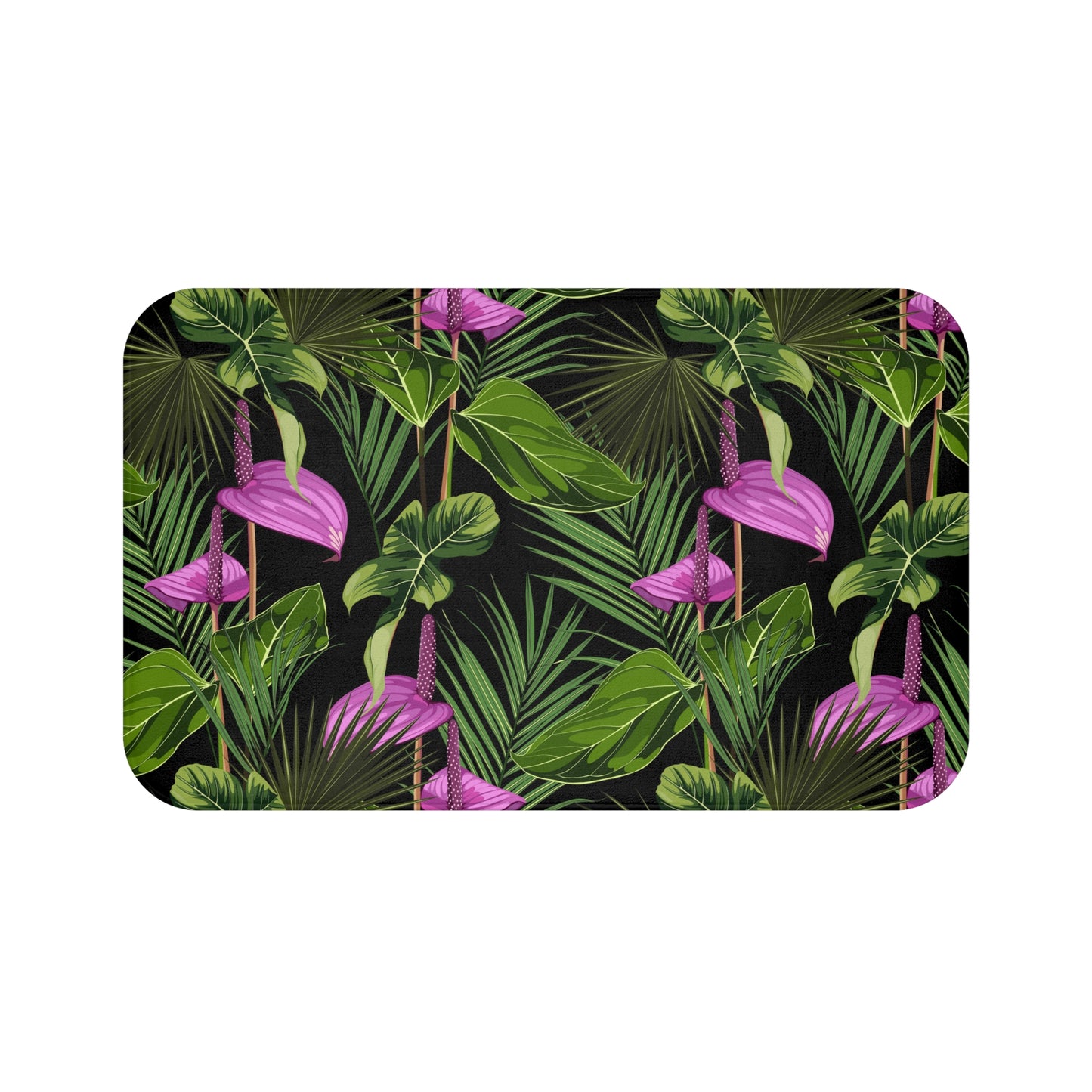 Bath Mat - Anthurium and Palm