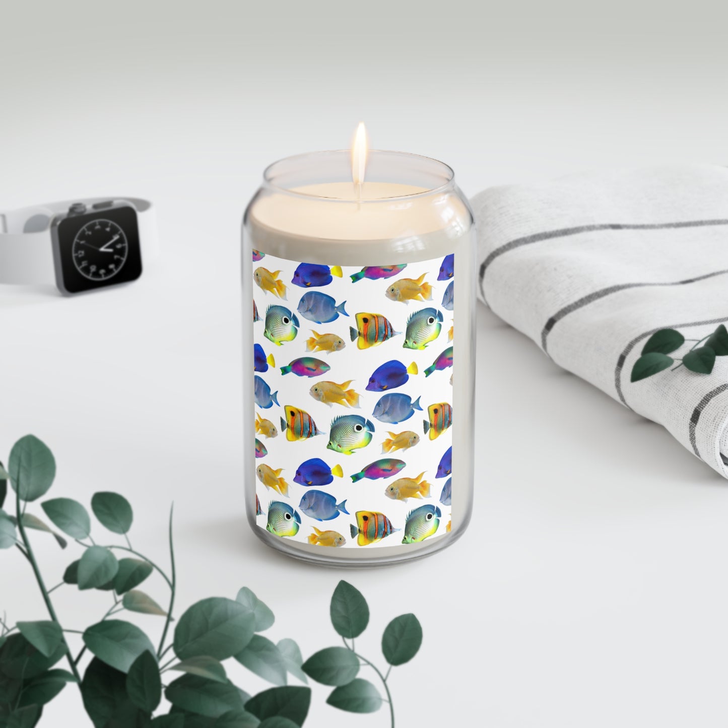 Scented Candle, 13.75oz - School of Fish