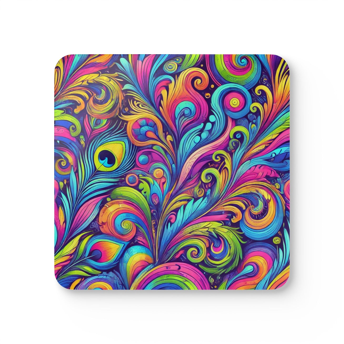 Coaster Set - Feather Current Pop