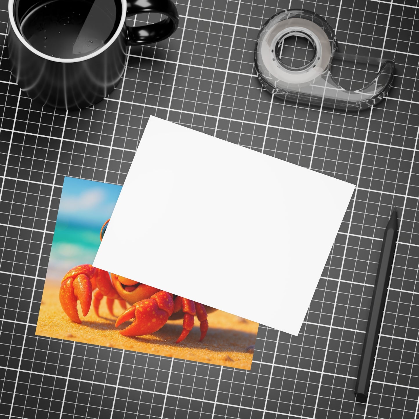 Baby Hermit Crab Postcard Bundle - Perfect for Ocean Lovers & Greetings!