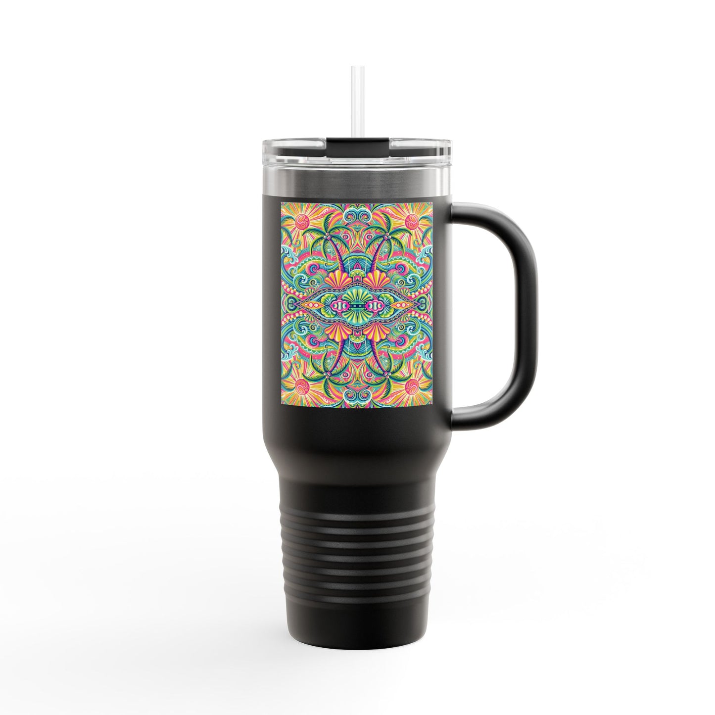 Kaleido Bay Insulated Travel Mug - 40oz - Perfect for Outdoor Adventures