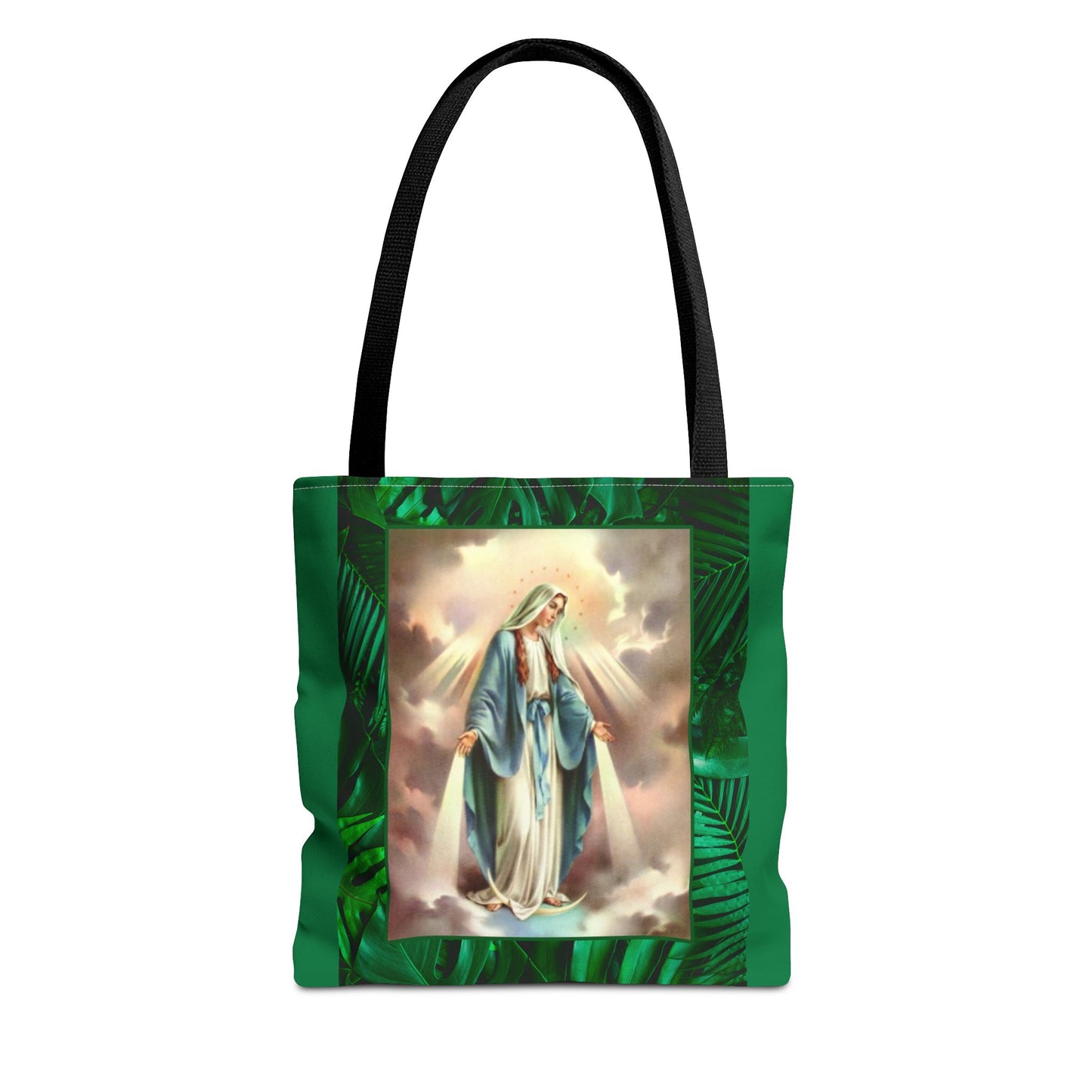 Religious Our Lady of Grace Tropical Tote Bag - 3 Sizes