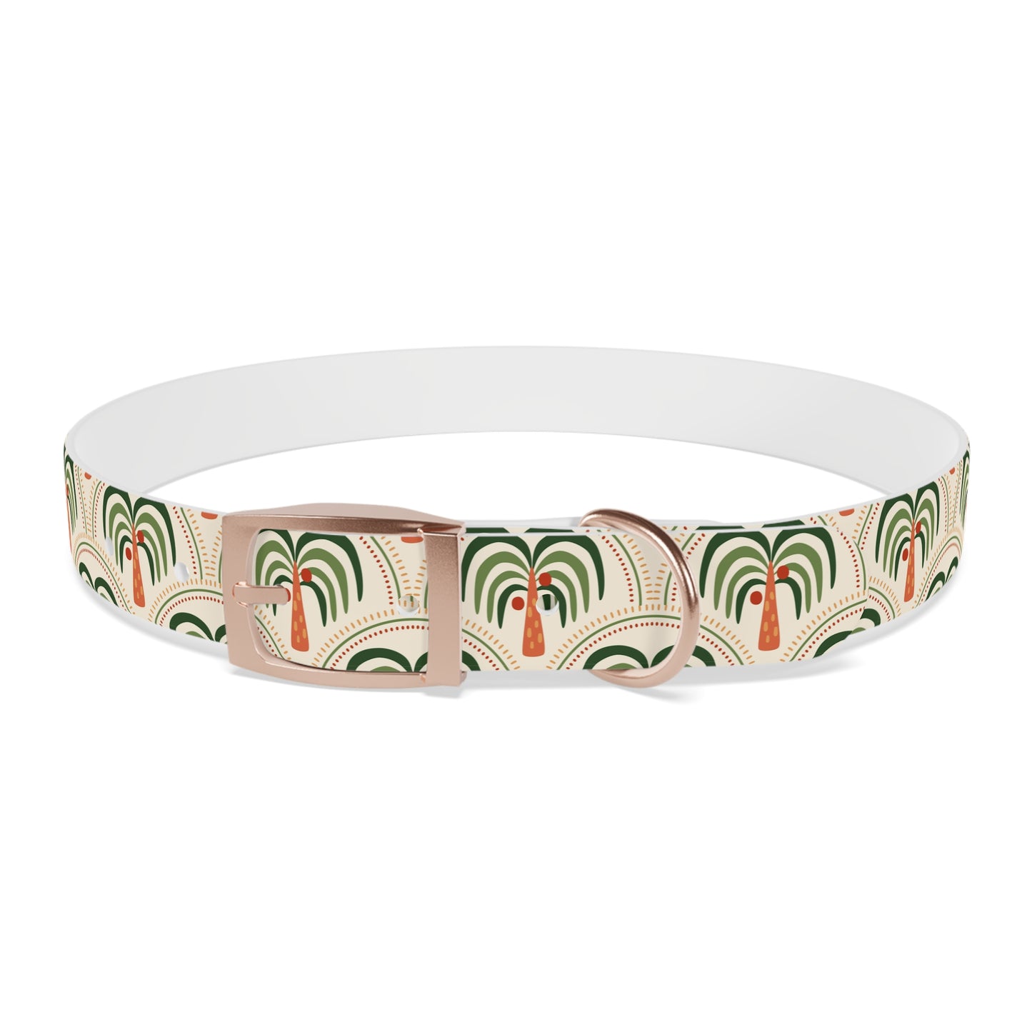 Dog Collar - Stylized Mosaic Palms