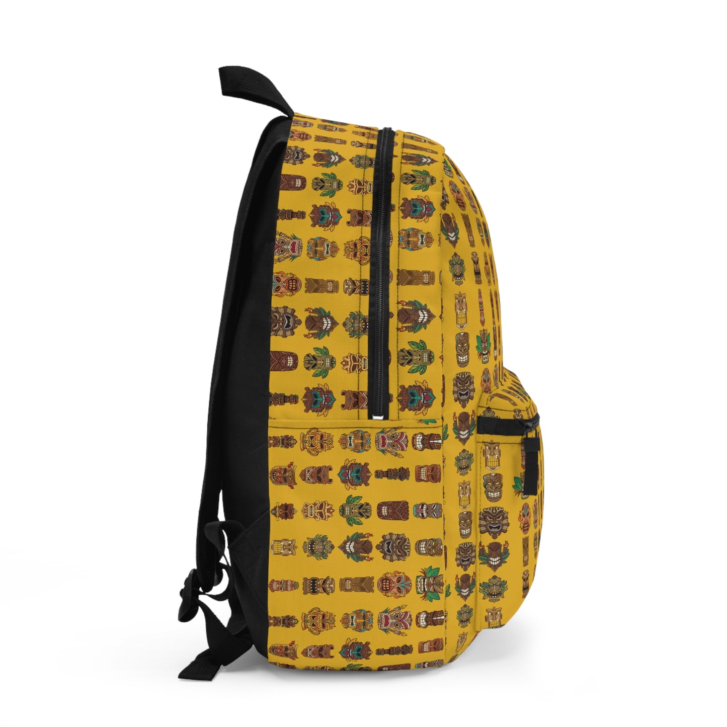 Tropical Backpack  / Tiny Tiki Dudes, Yellow