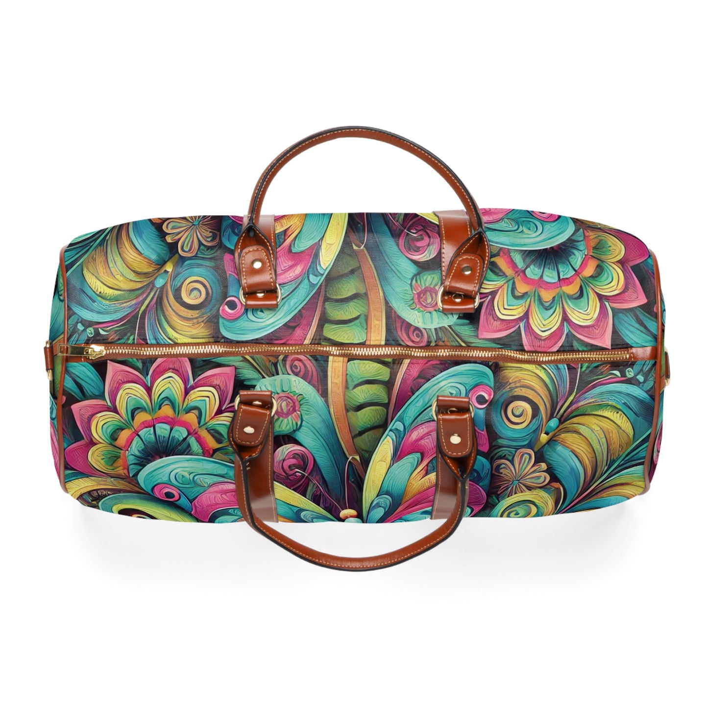 Tropical Waterproof Travel Bag - Perfect for Beach Getaways / Rainforest Butterfly POP