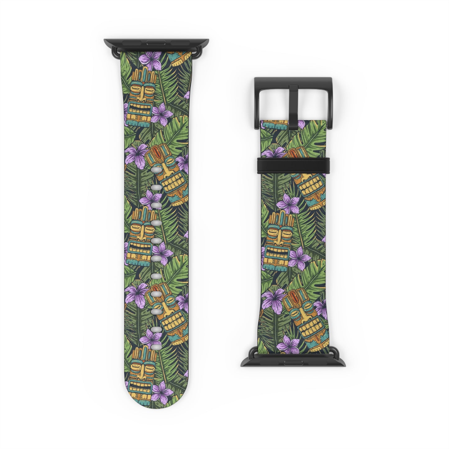 Apple Watch Band - Tiki Purple Greenery