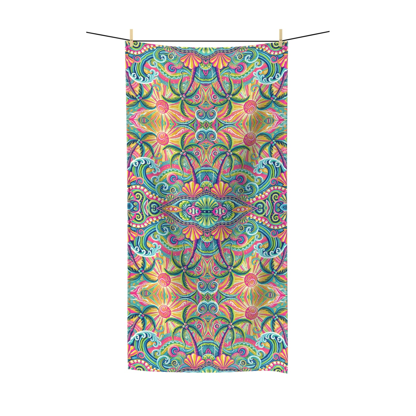 Kaleido Bay Polycotton Towel