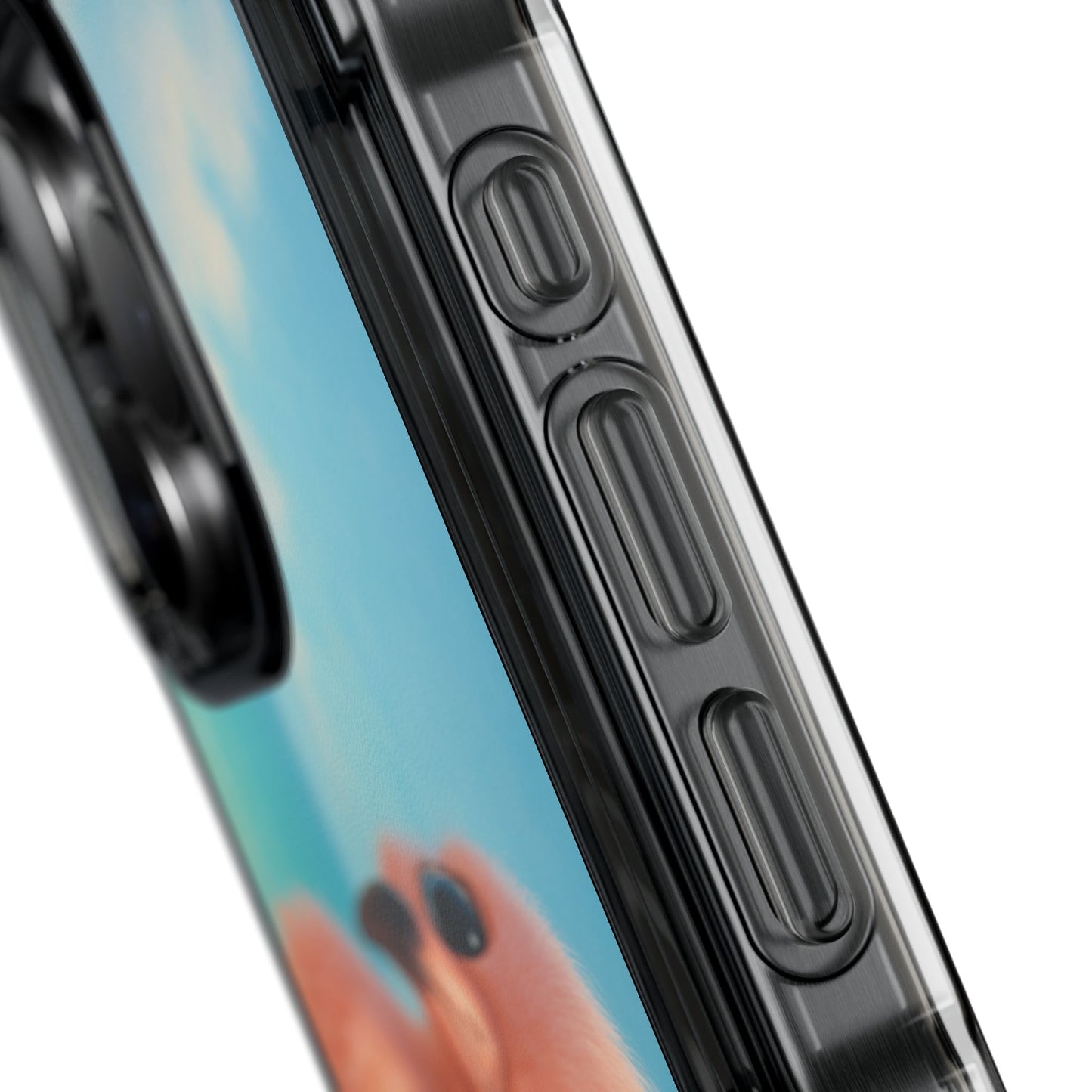 Baby Flamingo Magnetic Clear Phone Case, Many Models