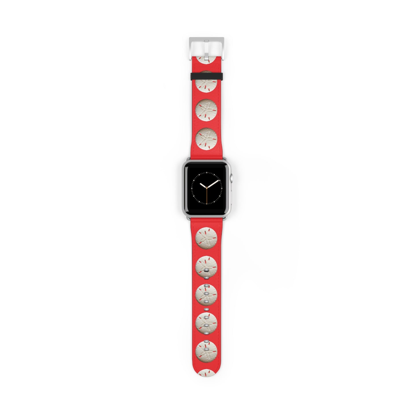 Apple Watch Band - Sand Dollar Parade, red