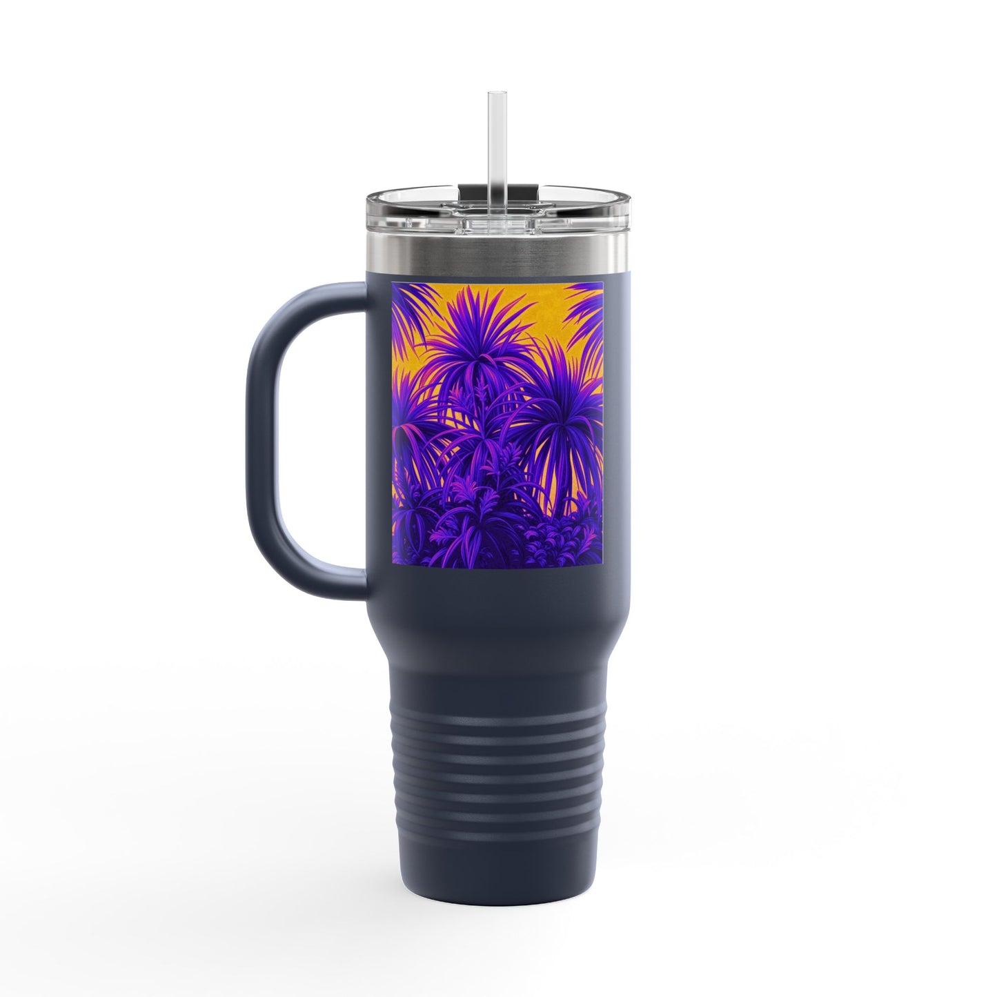 Tiny Palm Island/Palm Insulated Travel Mug - 40oz - Perfect for Outdoor Adventures