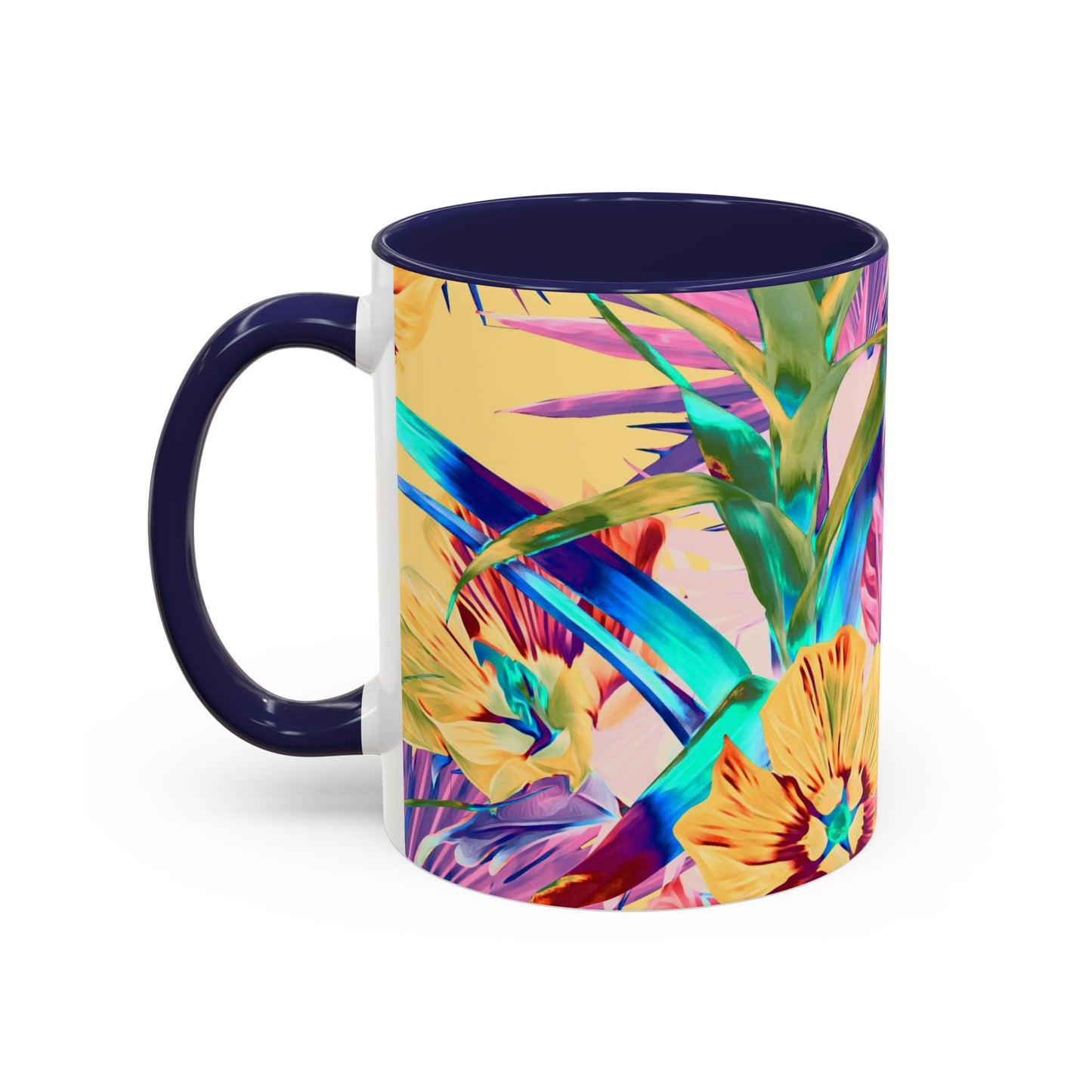 Accent Coffee Mug (11, 15oz), Plant Palooza, orange sherbet / Various Colors