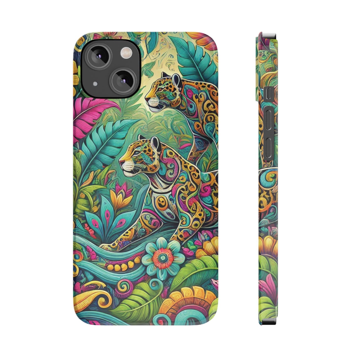 Slim Phone Cases - Jaguar Pop