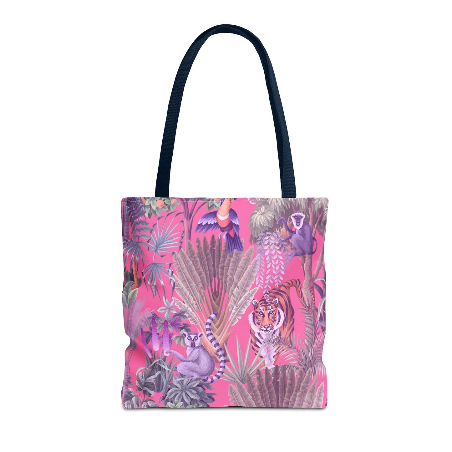 Tiger Haven, Pink Tote Bag - 3 Sizes