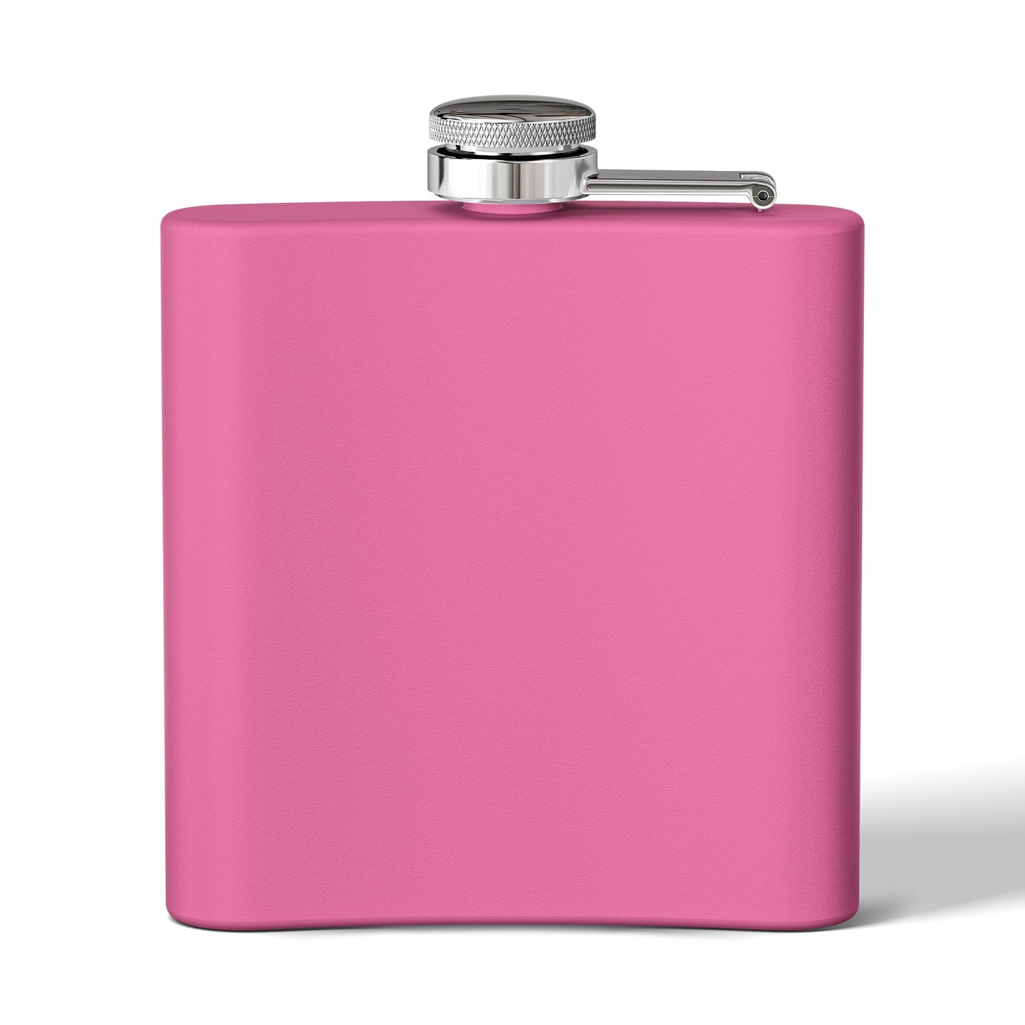 Tropical Stainless Steel 6 oz. Flask, Many Colors  – White Pearl & Shell