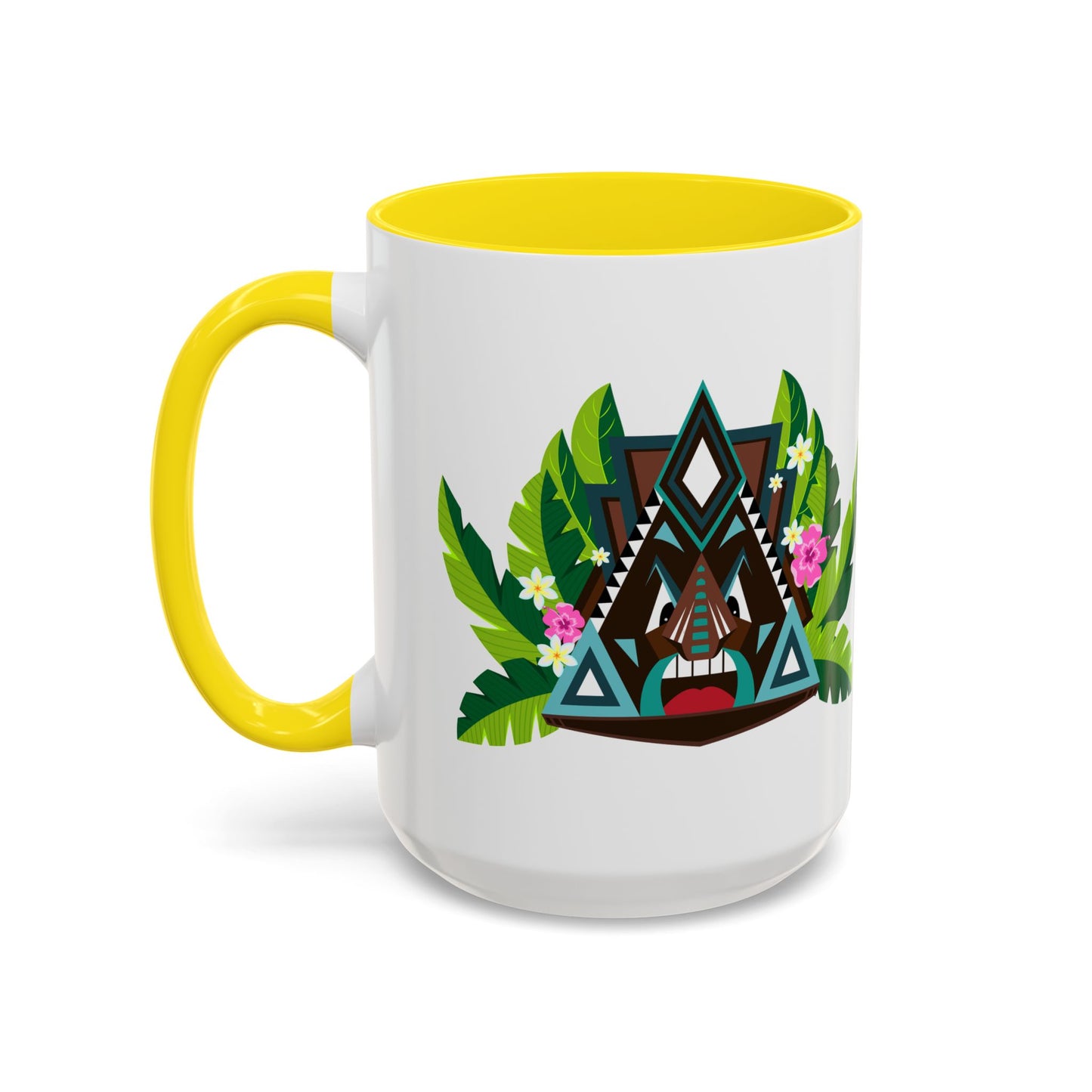 Accent Coffee Mug (11, 15oz), 8 Colors - Tiki Boss Kai