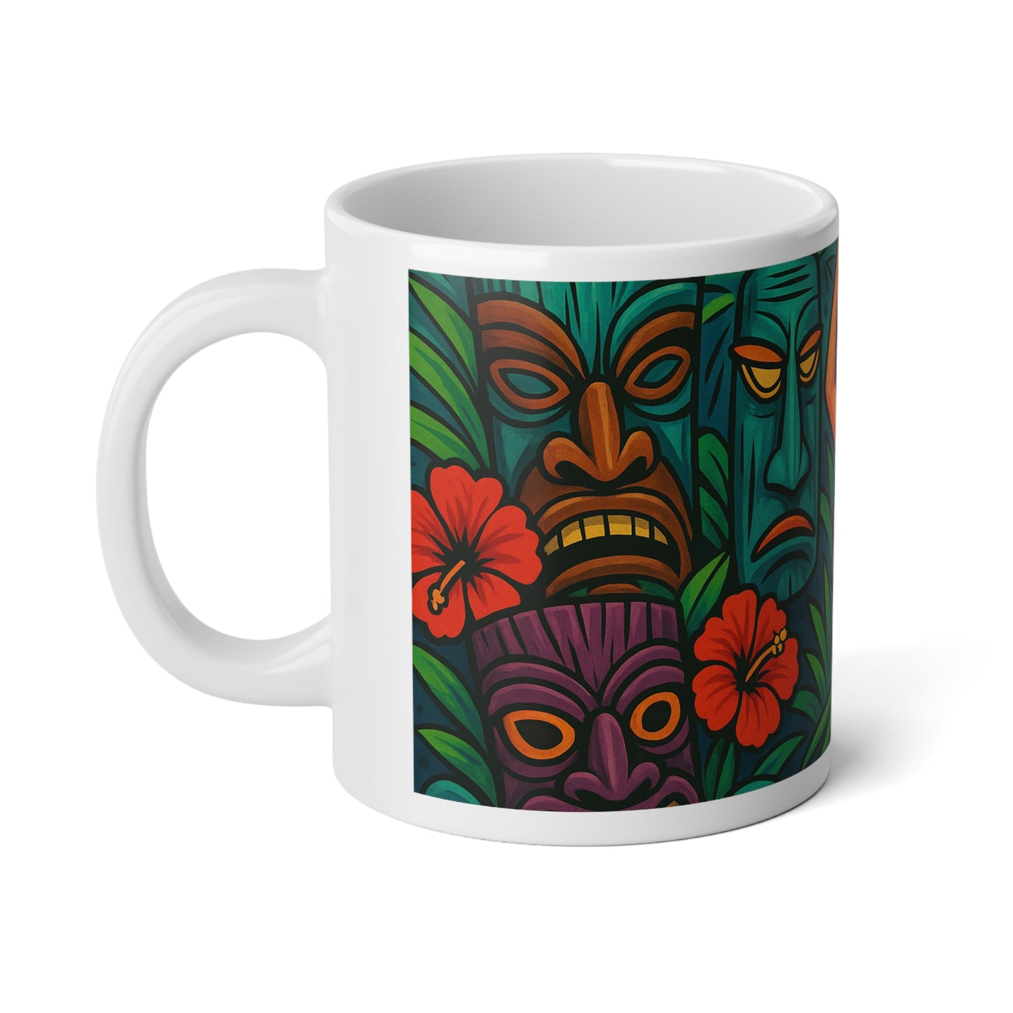 Jumbo Mug, 20oz, Tiki Culture Dancer | Tropical Coffee Cup