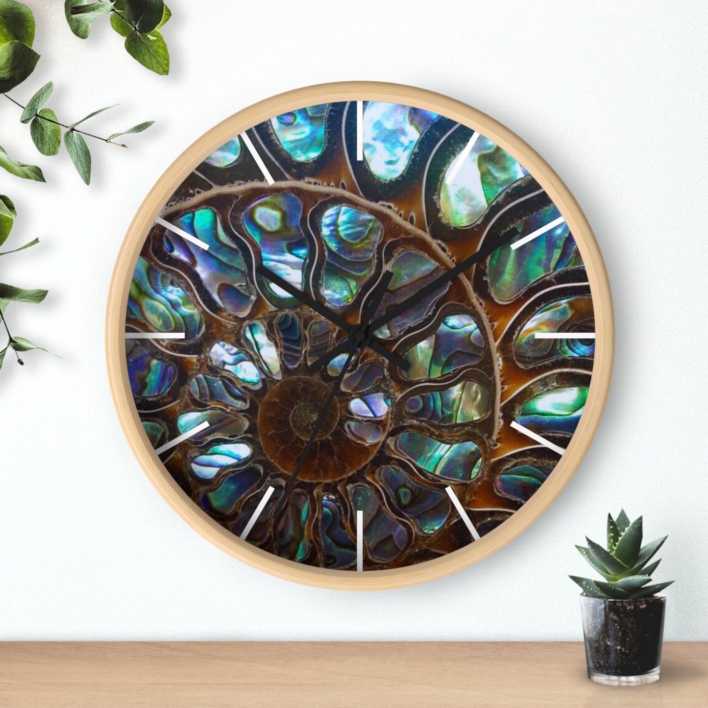 Wall Clock, Ammonite & Ablaone, Hands/Base Variants