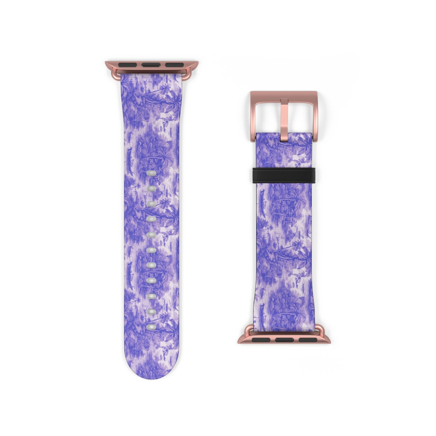 Apple Watch Band - Tropical Toile, purple