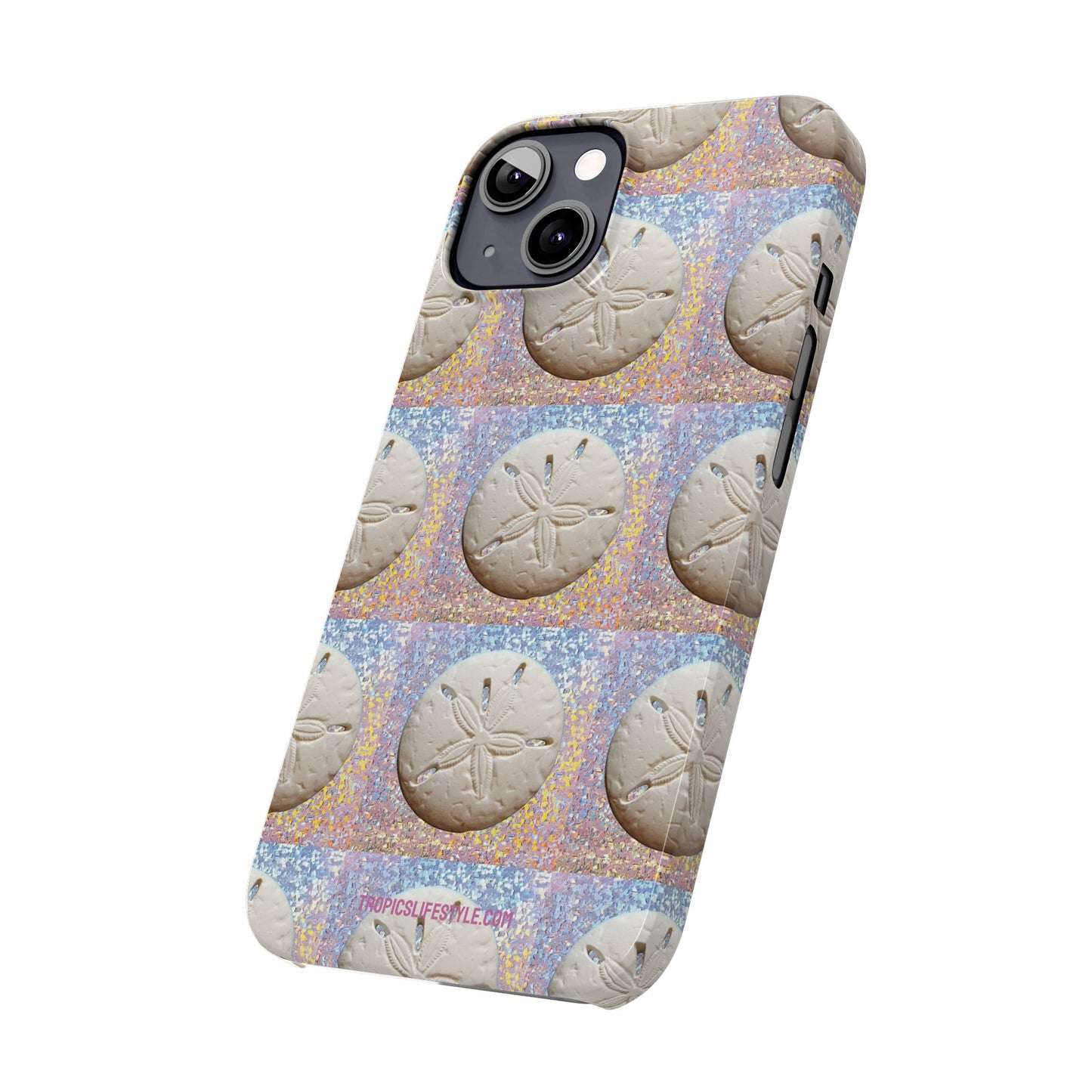 Slim Phone Cases - Disco Sand Dollar