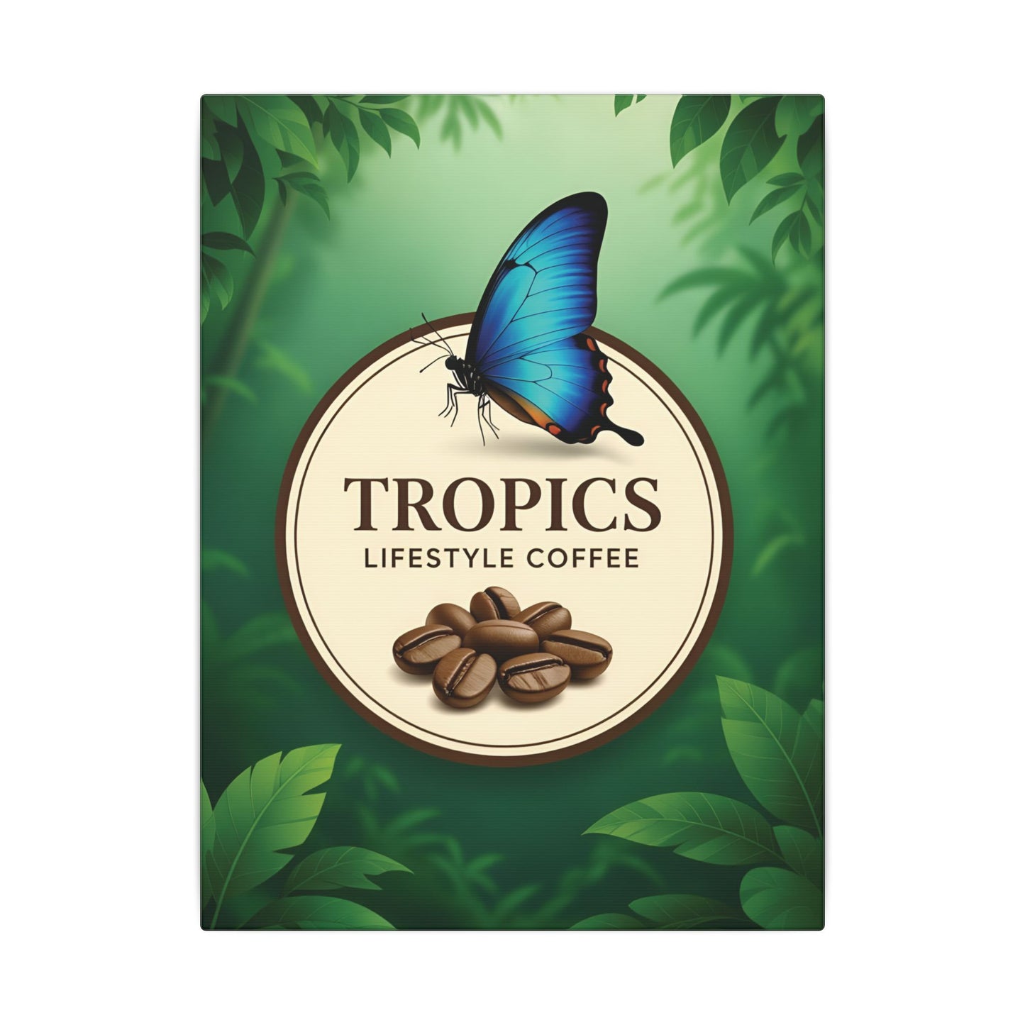 Tropical Wall Art — Butterfly & Beans, Tropics Lifestyle Coffee