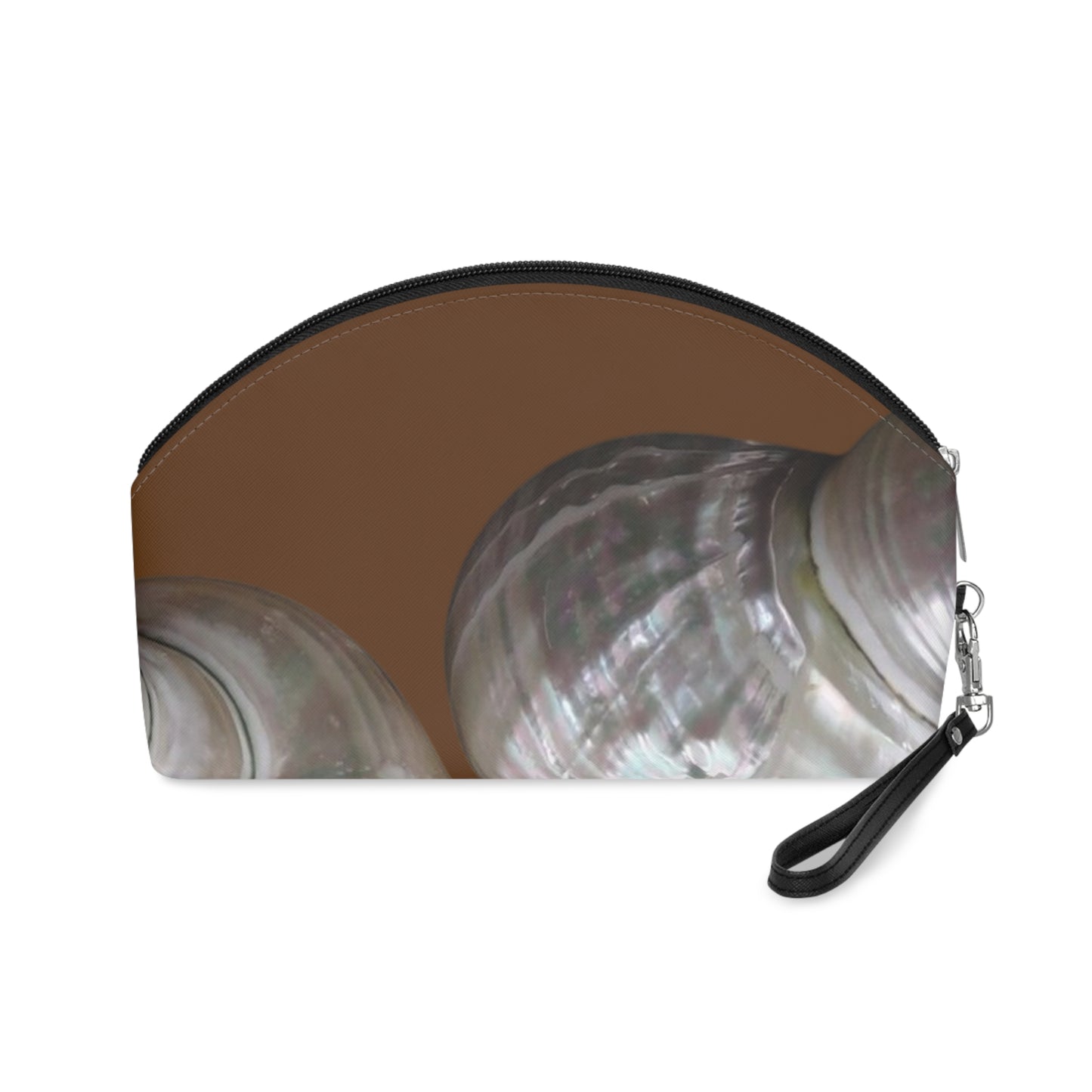 Makeup Bag - White Nautilus Trio, MACRO brown