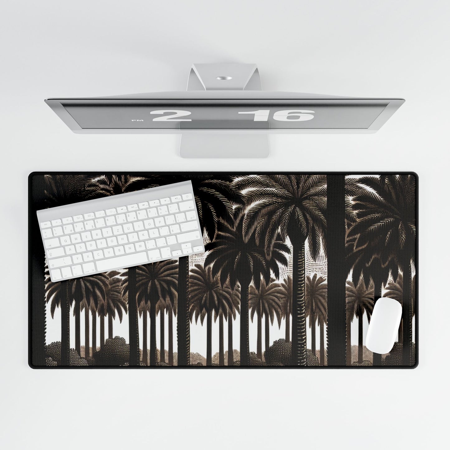 Desk Mats, Woodcut Palm Grove 3 sizes