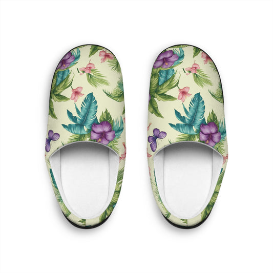 Women's Indoor Slippers - Mary's Garden Toile