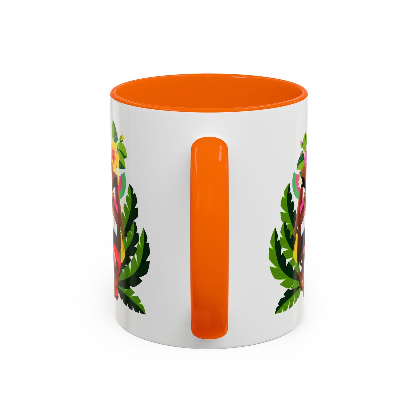 Accent Coffee Mug (11, 15oz), 8 Colors - Tiki Boss Alelo