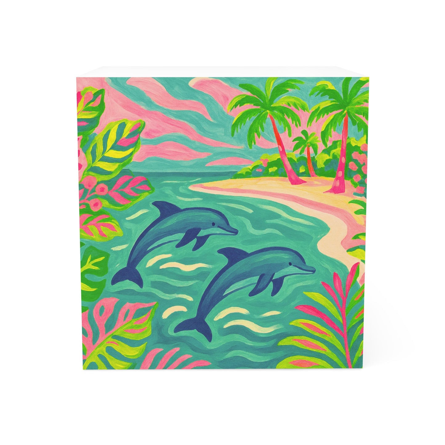 Note Cube - Jumping Dolphins