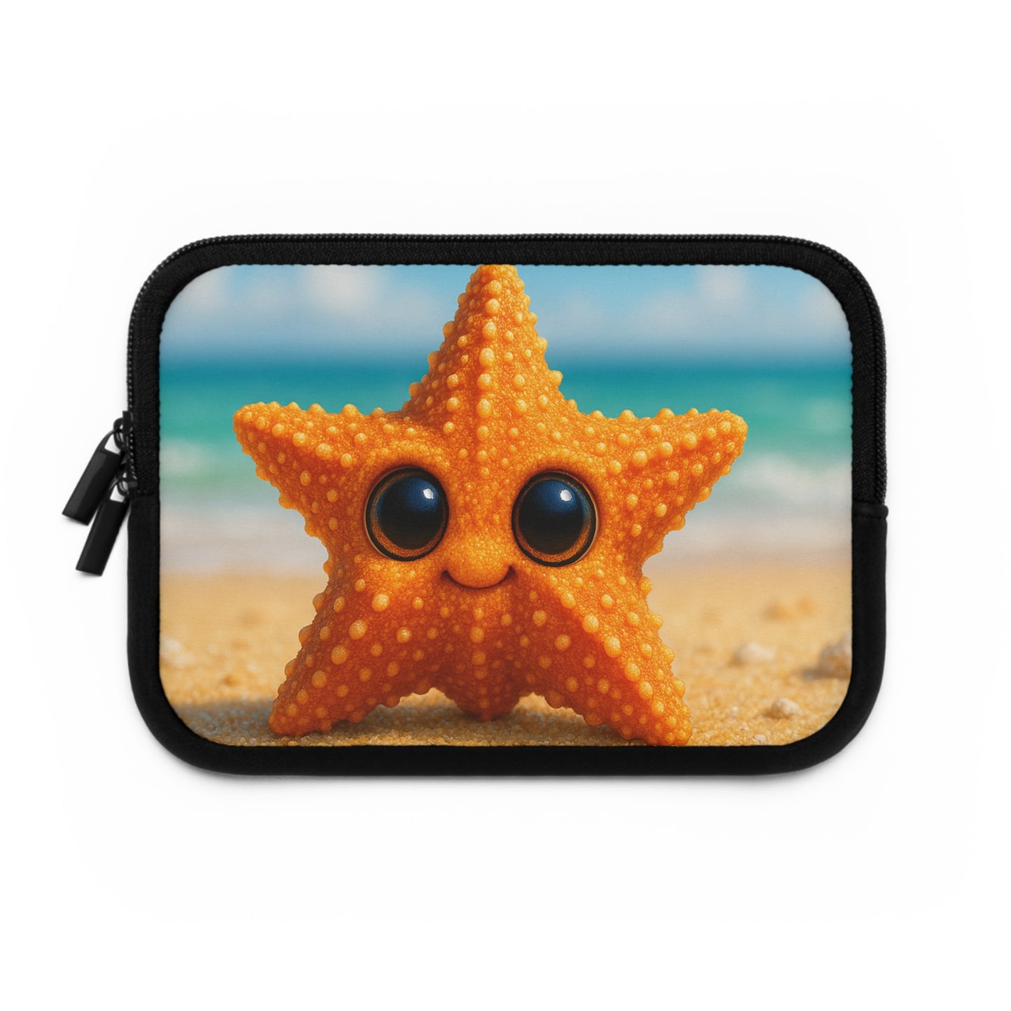 Tropical Laptop Sleeve, 5 Sizes - Perfect for Beach Lovers & Students / Baby Starfish