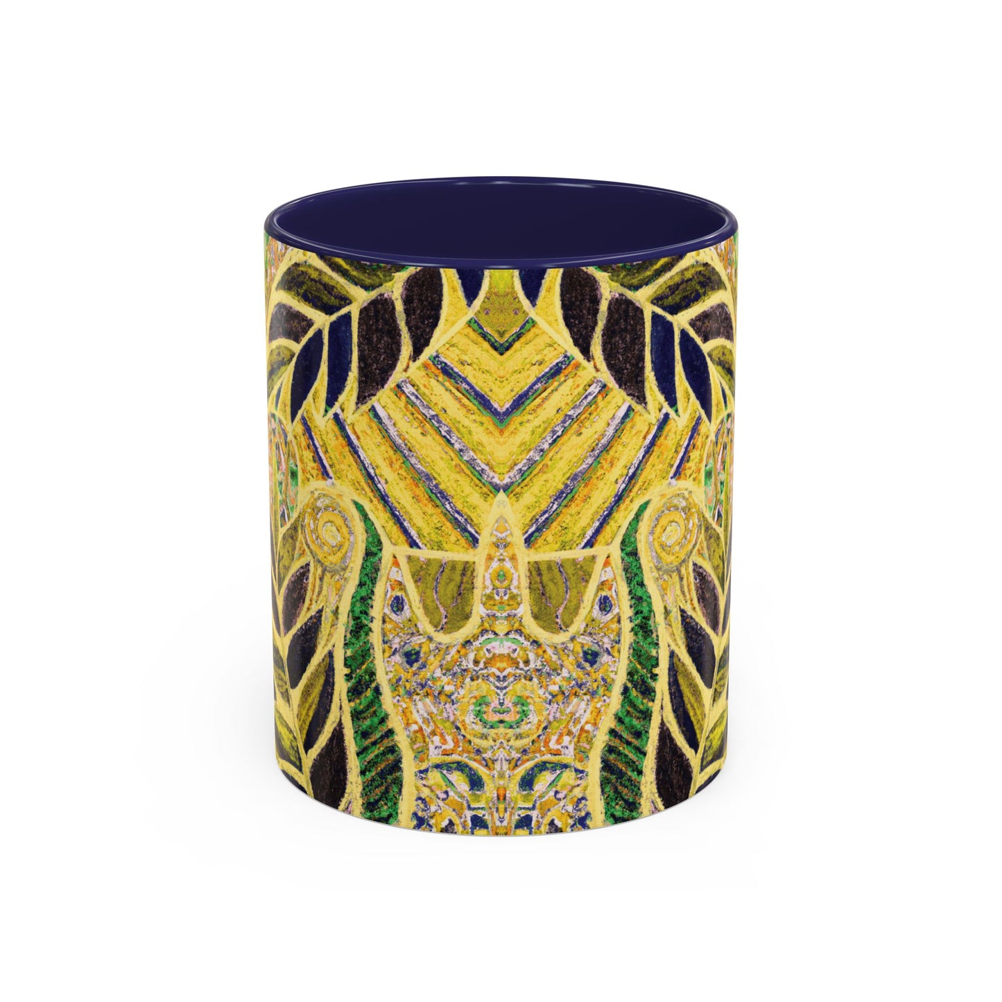 Accent Color Coffee Mug (11, 15oz), Amazon Whimsy/Yellow, Various Colors