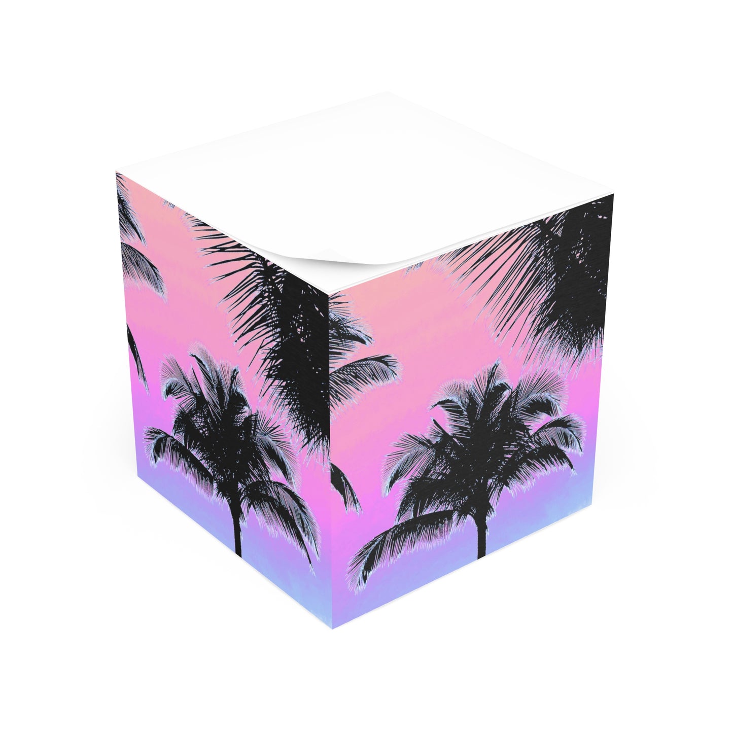 Note Cube - Palm Glow Pastels