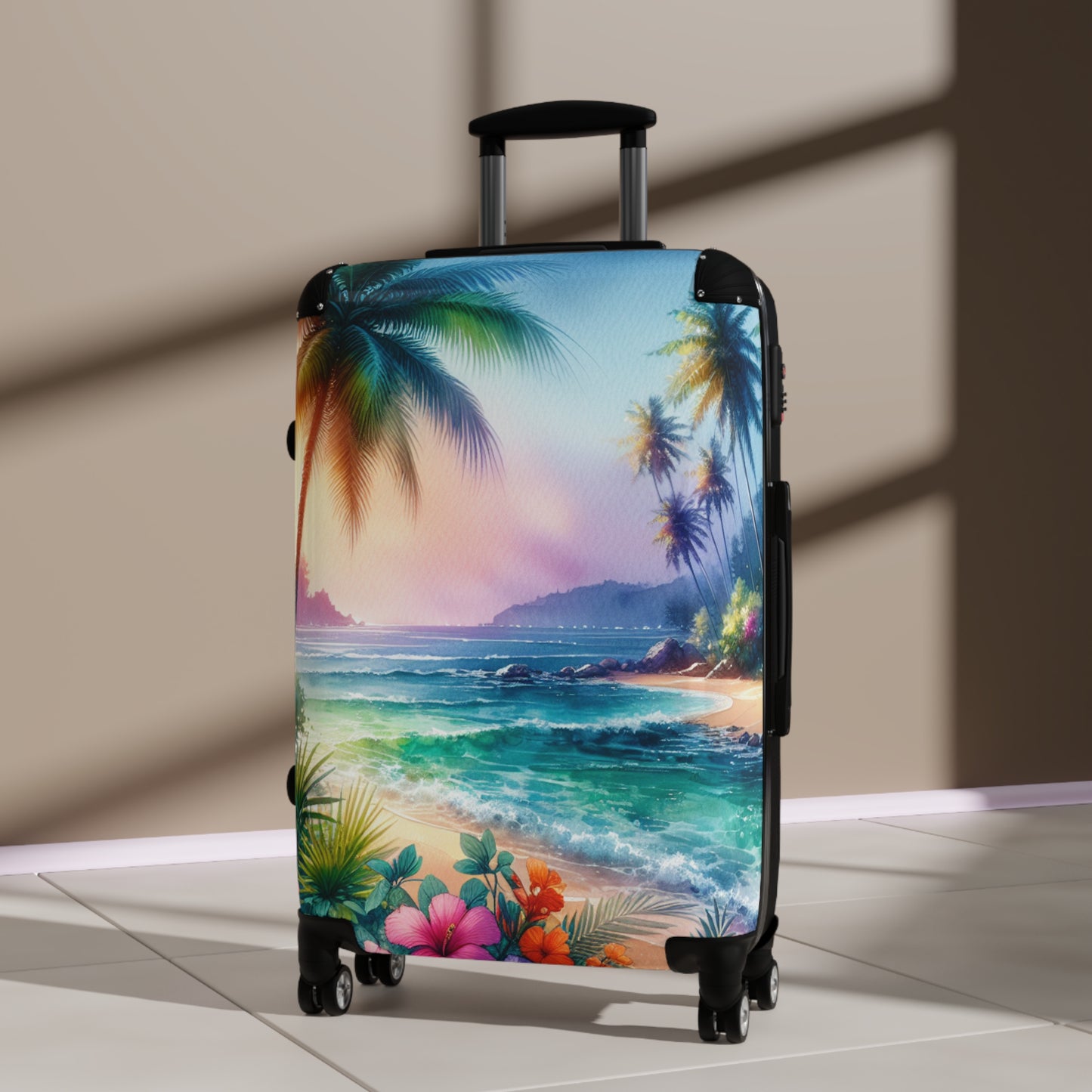 Tropical Suitcase - Stylish Travel Luggage for Adventurers / Bay of Peace