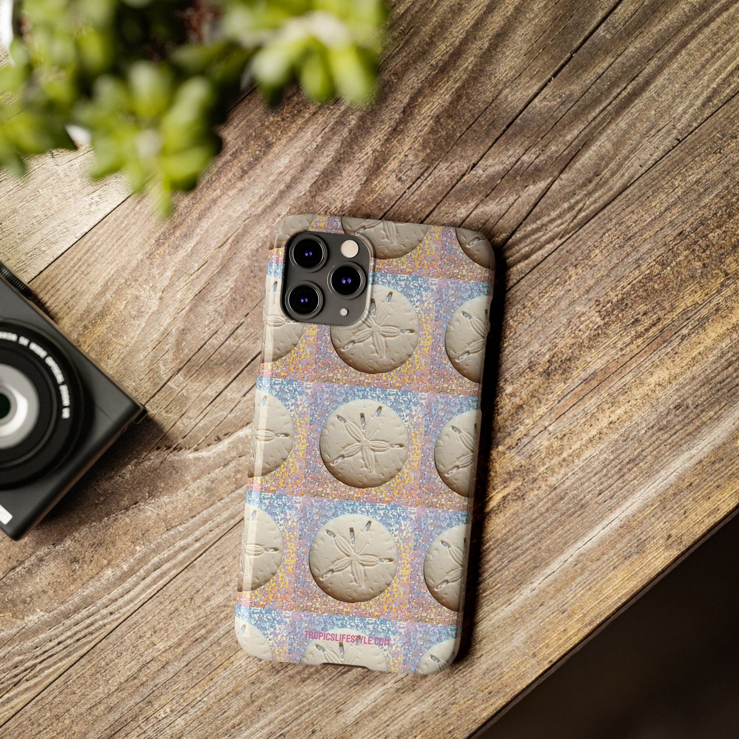 Slim Phone Cases - Disco Sand Dollar