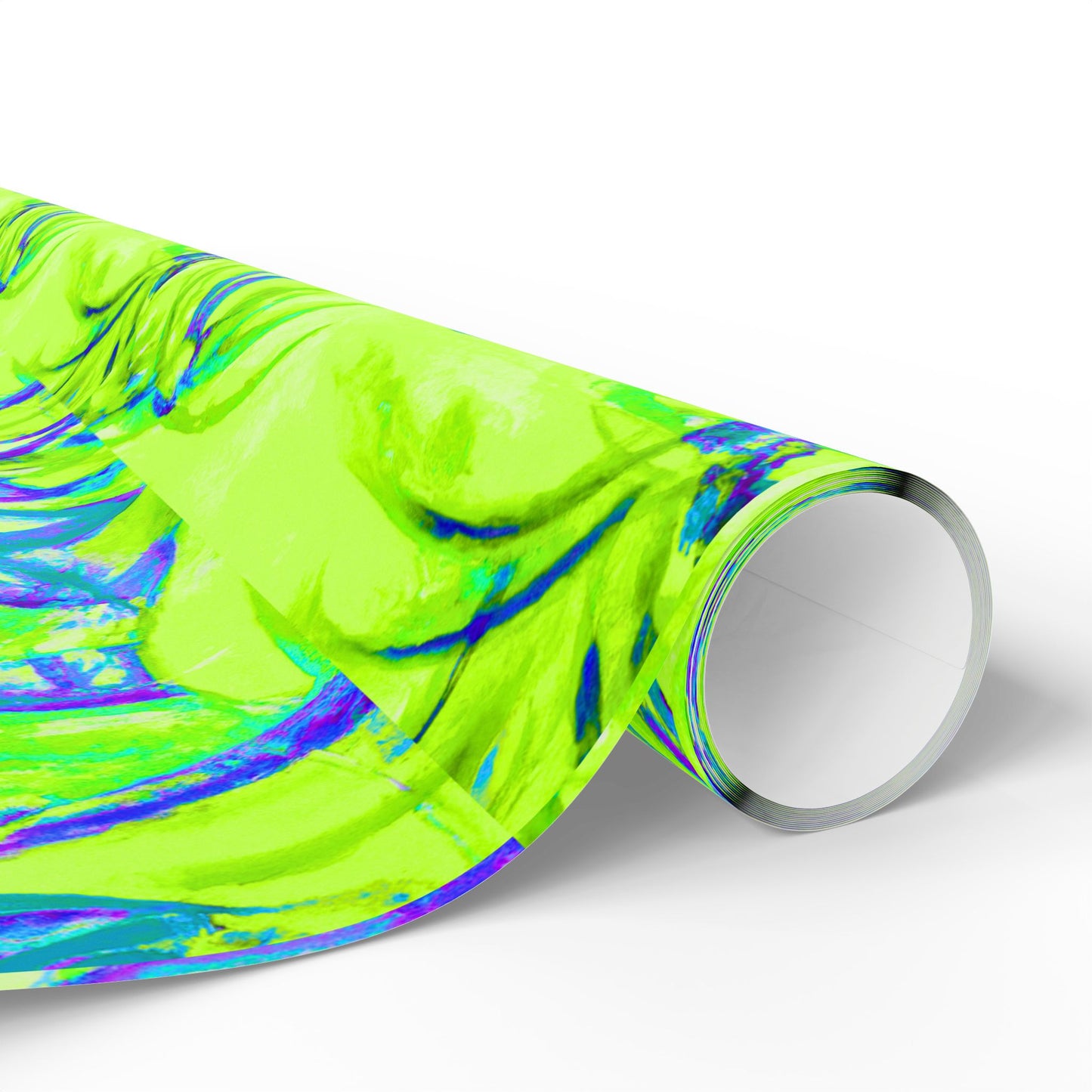 Wrapping Paper - Tropical Gift Wrap for All Occasions, 3 Sizes/2 Finishes / Tropical Doodles, Lime