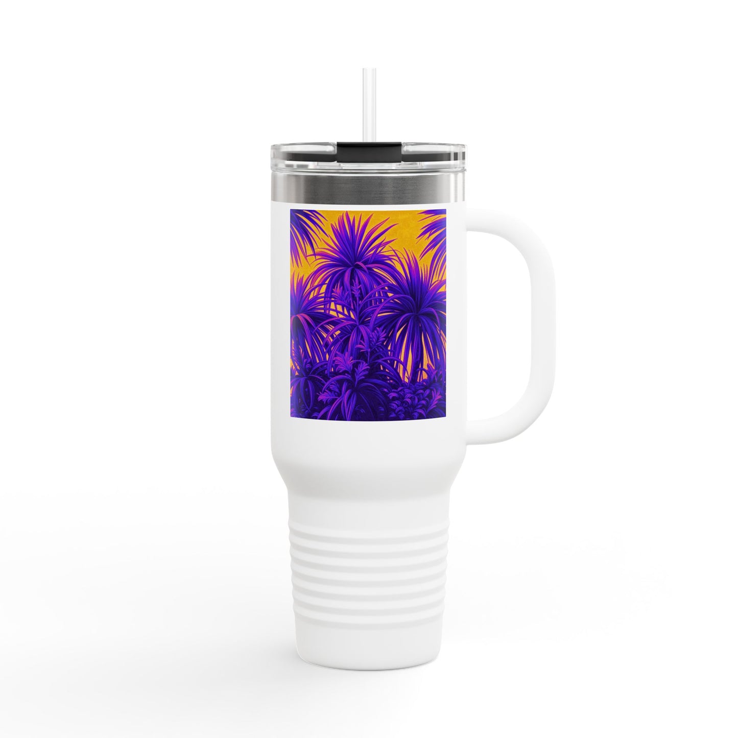 Tiny Palm Island/Palm Insulated Travel Mug - 40oz - Perfect for Outdoor Adventures