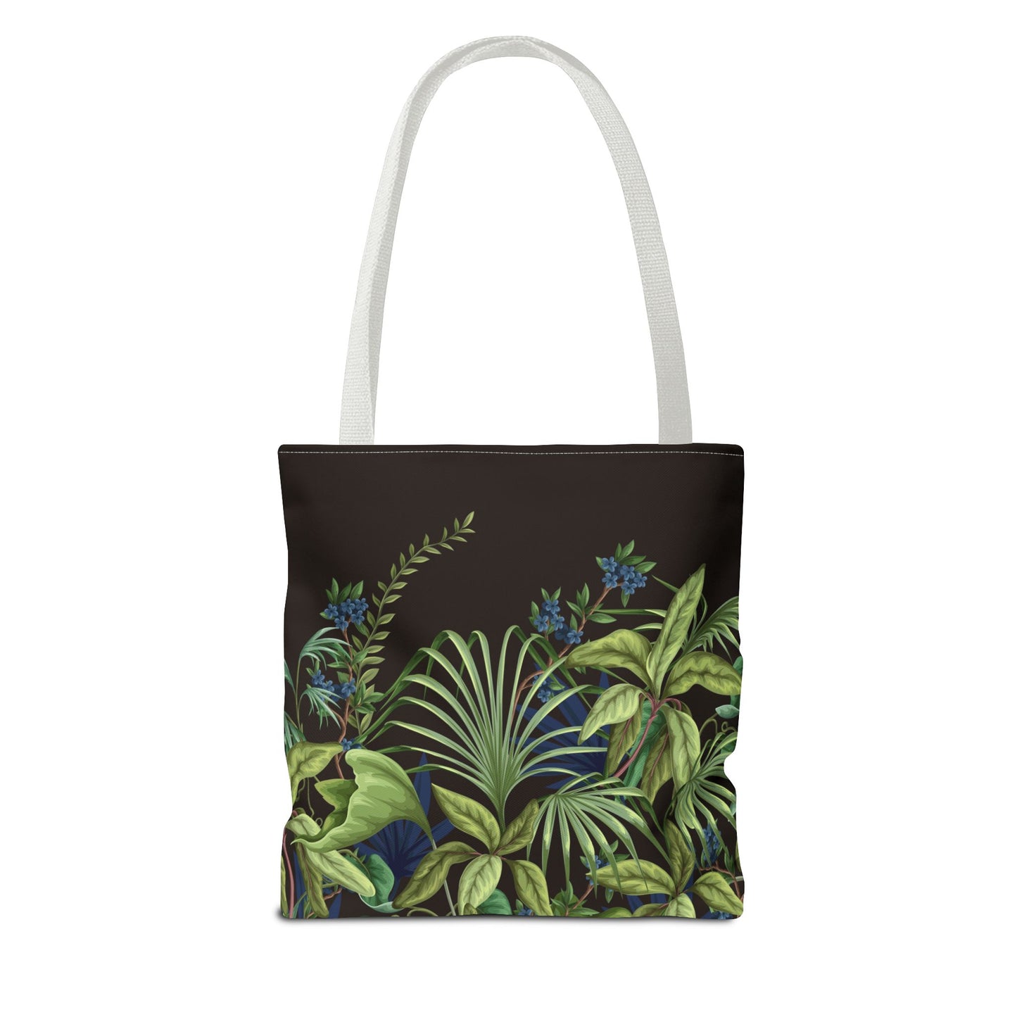 Tropical Midnight Jungle Tote Bag - 3 Sizes